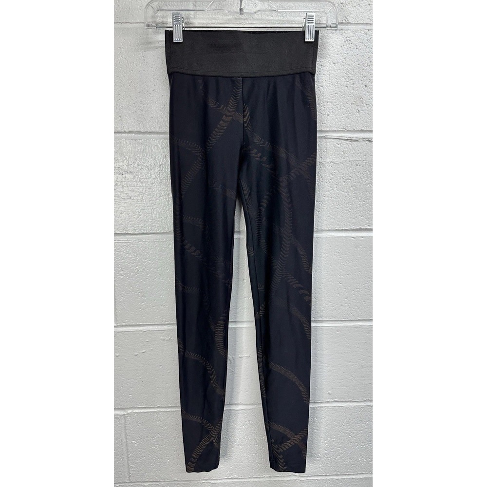 Koral Dayton Leggings Black Geometric Snake High Waisted / Women's Small